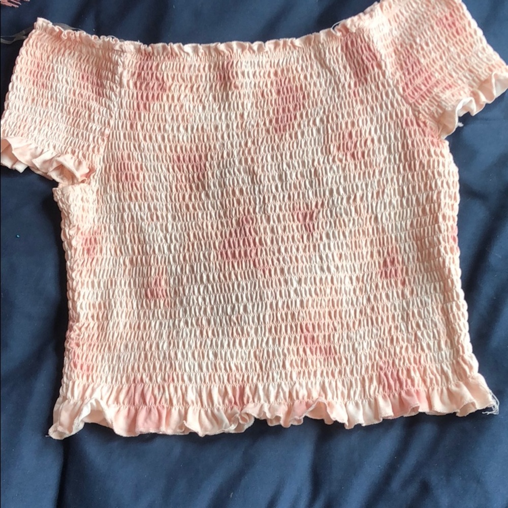 Pink crop top